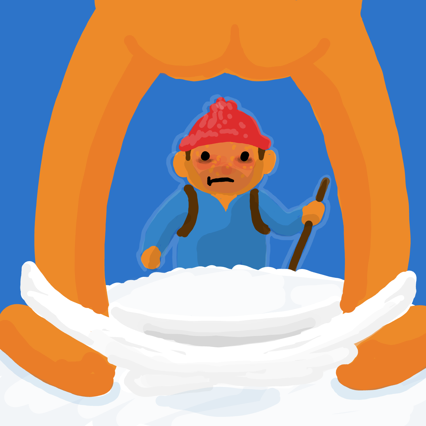 Drawing in Everest by Wizard Croissant