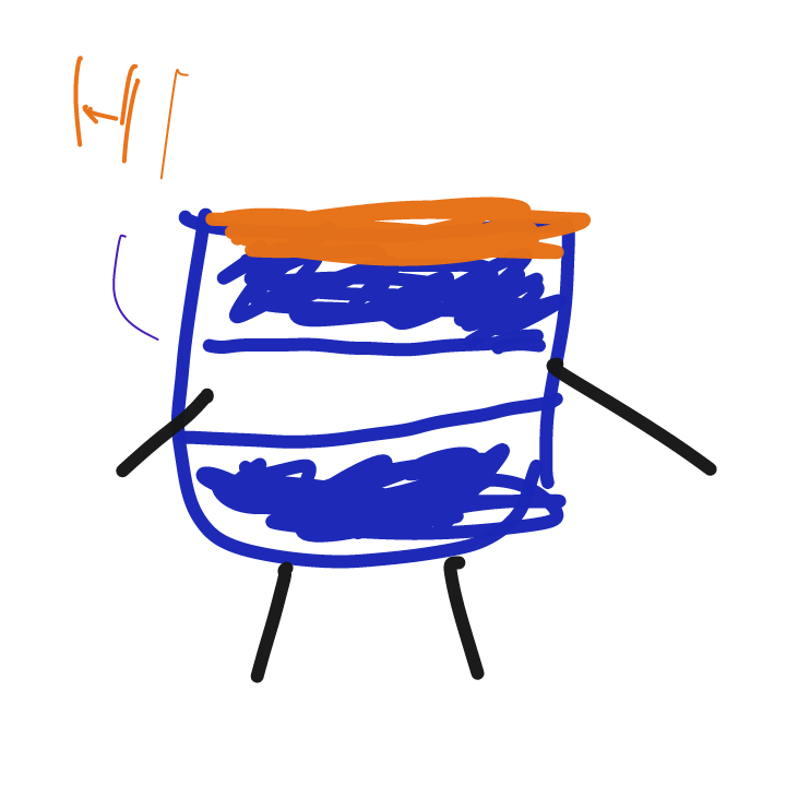 Drawing in A Bowl Of Oatmeal  by ShonJohnTheArtist