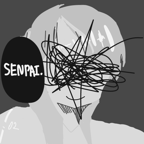 A character is having a bad dream about her kouhai. - Online Drawing Game Comic Strip Panel by Yushino