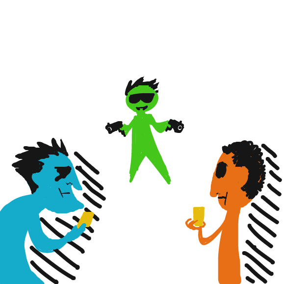  - Online Drawing Game Comic Strip Panel by ThaSilentArtist