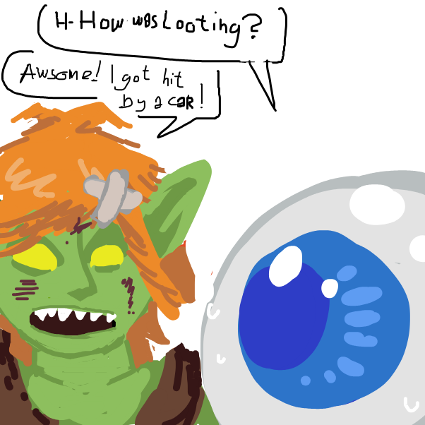"Twice!" - Online Drawing Game Comic Strip Panel by The Real Peyocay