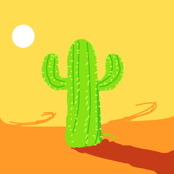 Drawing in xerophyte by ThaSilentArtist