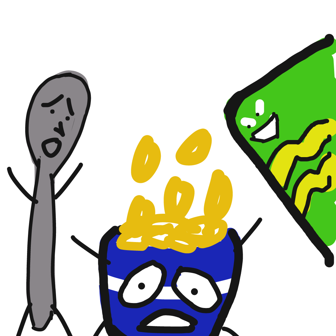 Snacks time! Oops... Sorry!!! ;P - Online Drawing Game Comic Strip Panel by Vaishakh