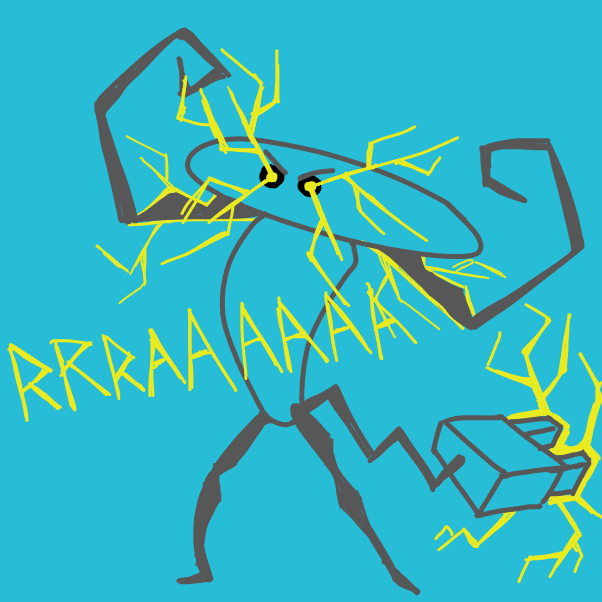 Drawing in chibi robo but buff by SeanTrunks