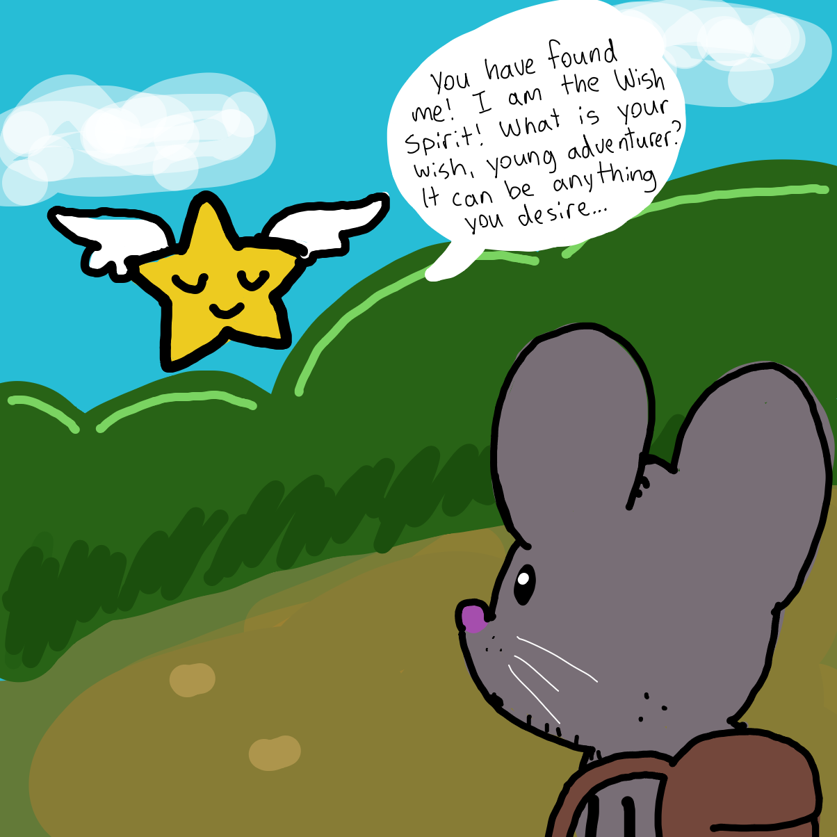 Drawing in The Journey Begins by eito