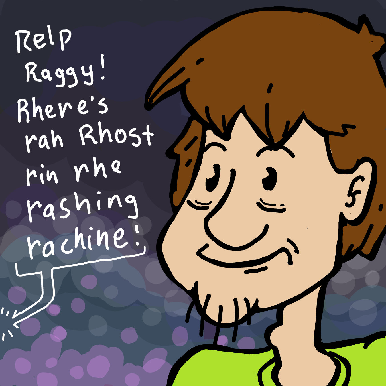 Drawing in Spookarama by Wizard Croissant