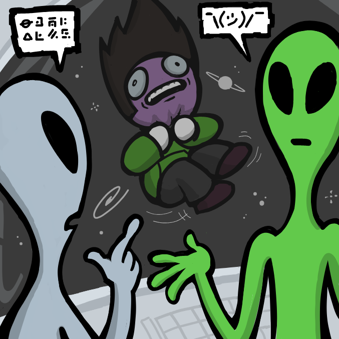 Drawing in Panel Jam: IN SPAAAAAAAACE! by 🔲