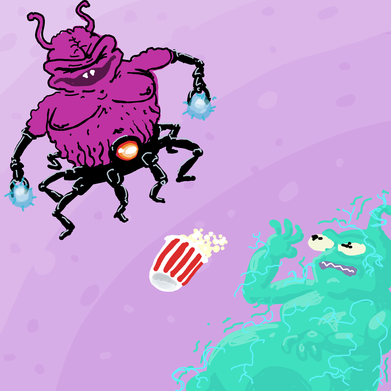 Drawing in Galactic Tournament 2000 by Wizard Croissant
