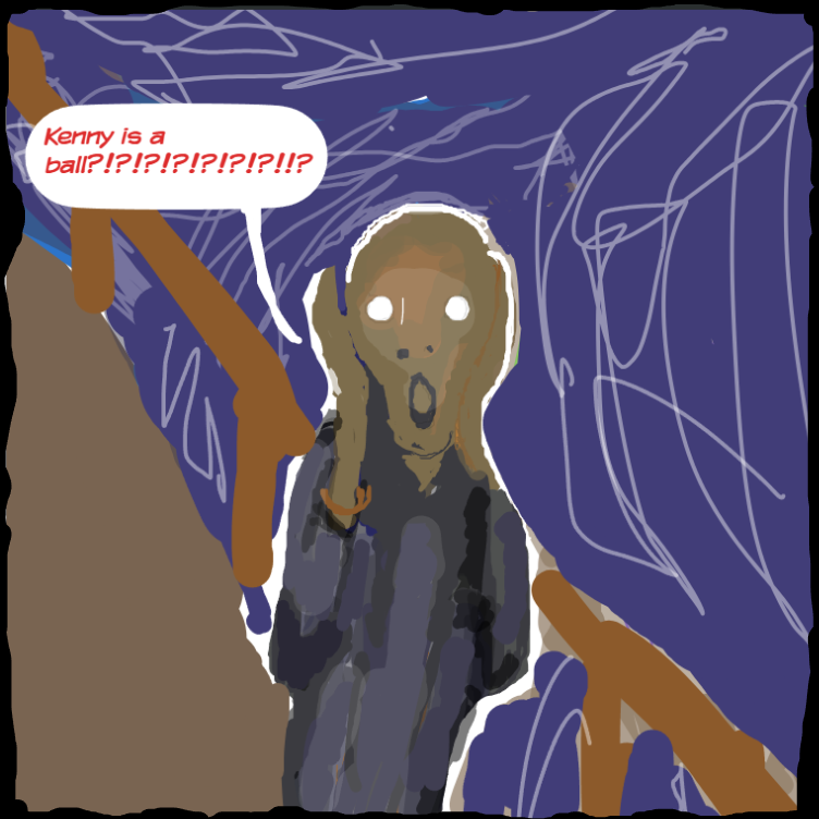 Drawing in South park by montesquieu