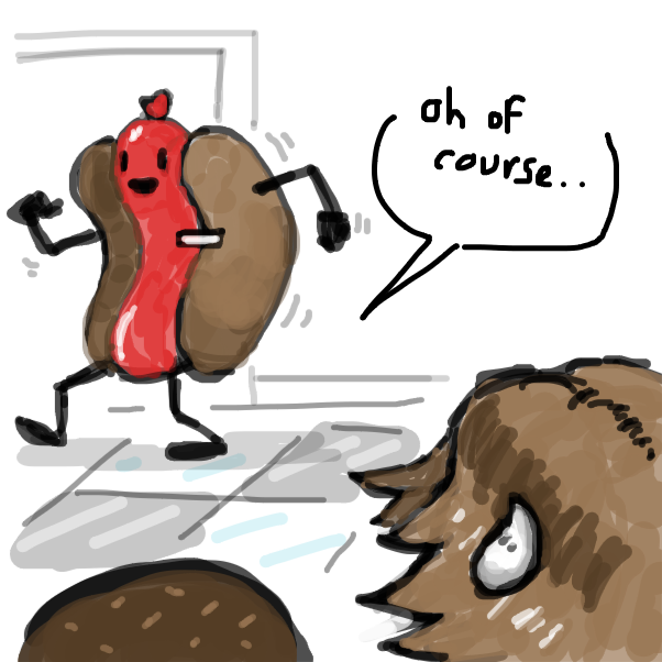 Drawing in Your average day at McDonalds: A New Workplace by The Real Peyocay