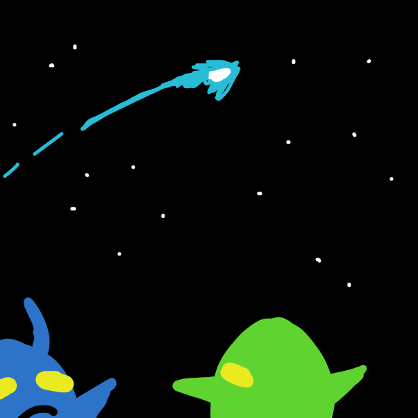Drawing in Shooting Star by SeanTrunks