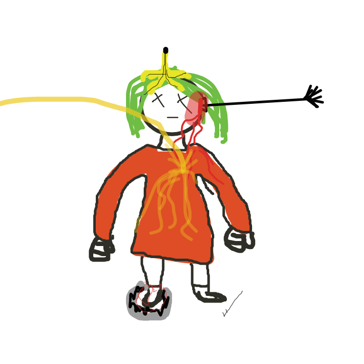 Drawing in GIVE SALLY A MAKEOVER PLS IT'S XMAS NOT HALLOWEEN by NINJA FARTLE