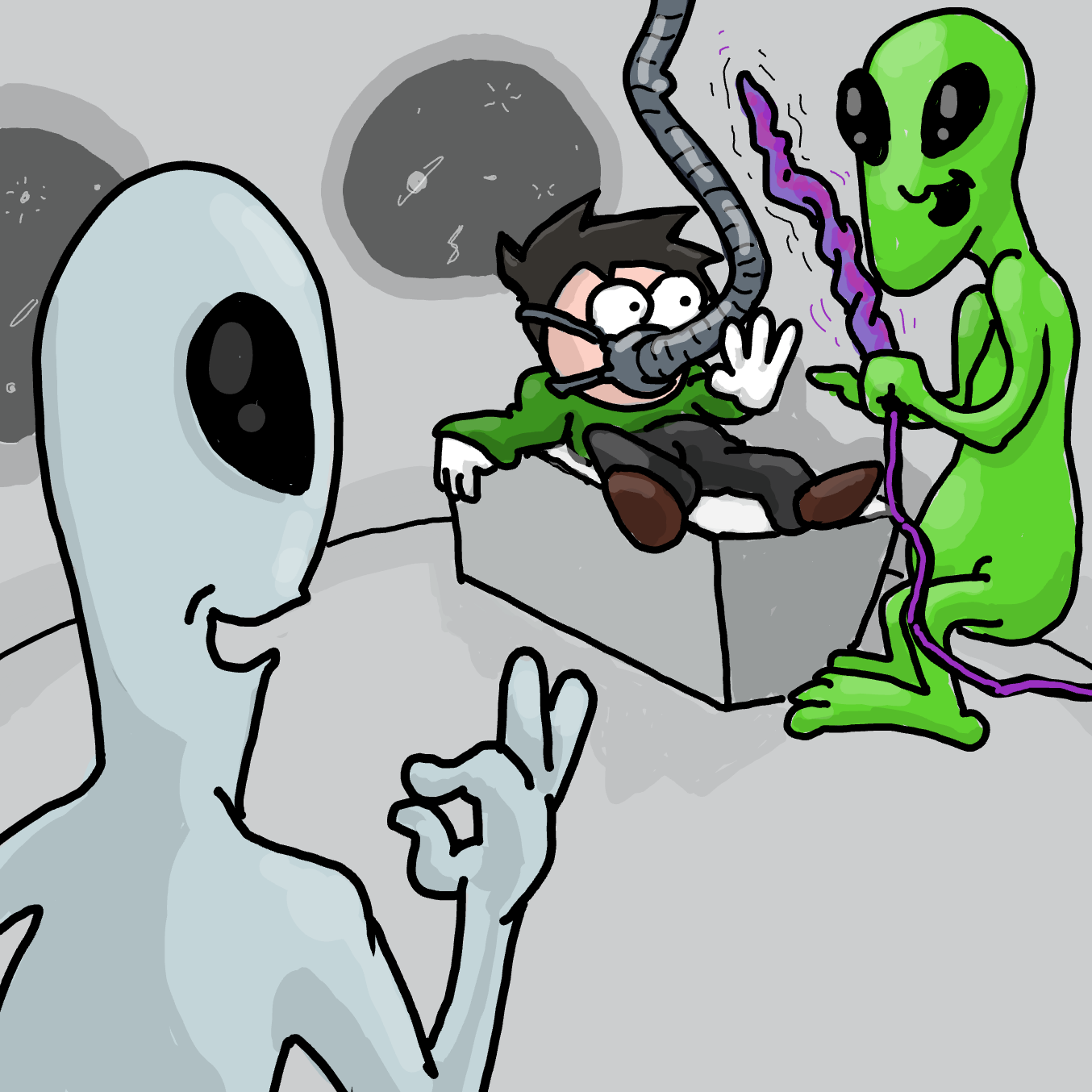 Drawing in Panel Jam: IN SPAAAAAAAACE! by Wizard Croissant