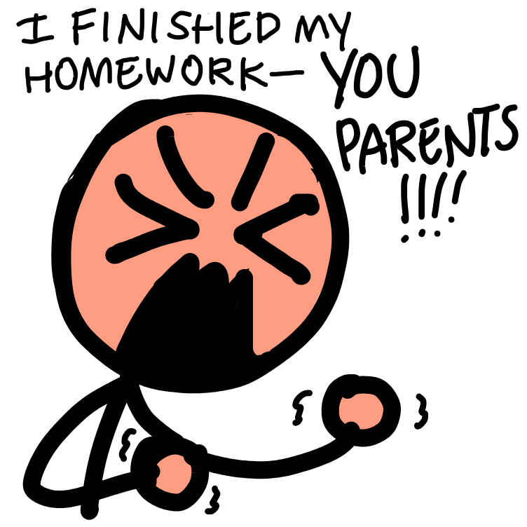 Drawing in Homework  by nooz