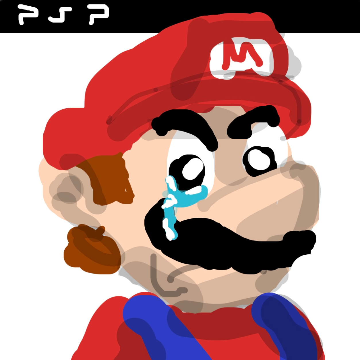 Drawing in SUPER MARIO ON THE PS4 WOOOOOOHOOOWO! by montesquieu