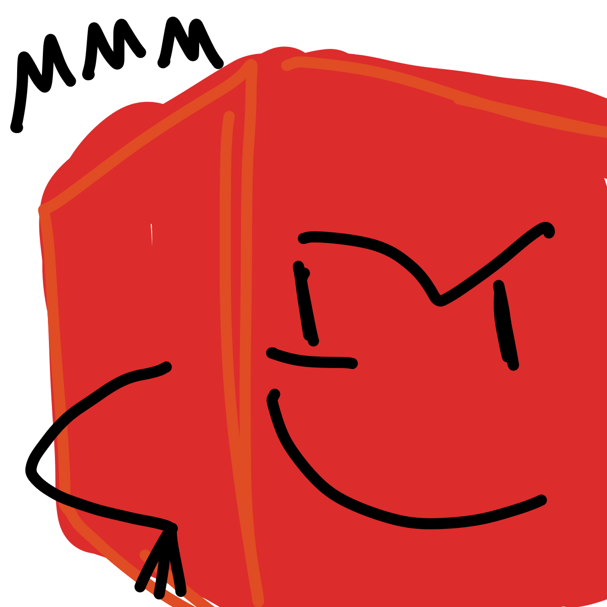 Drawing in Blocky Bfdi by B055man69