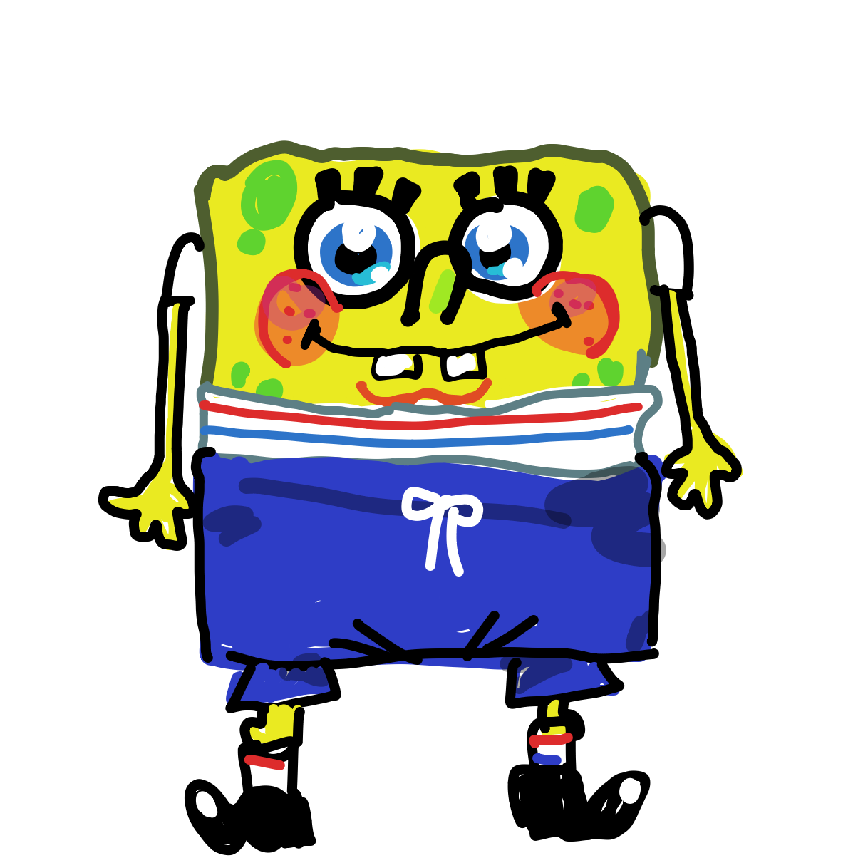 Drawing in Spongbobong by B055man69