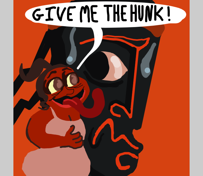 Drawing in honey you mean HUNKULES!! by andyboo