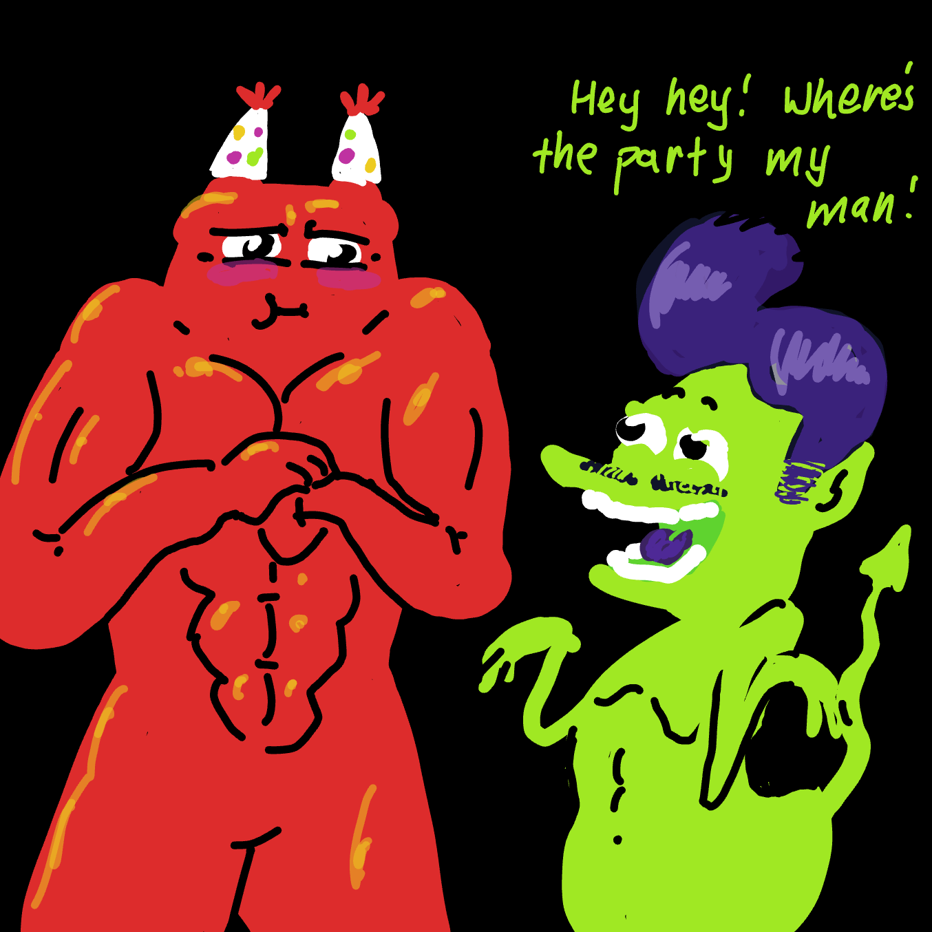 Drawing in Ban ban by Wizard Croissant