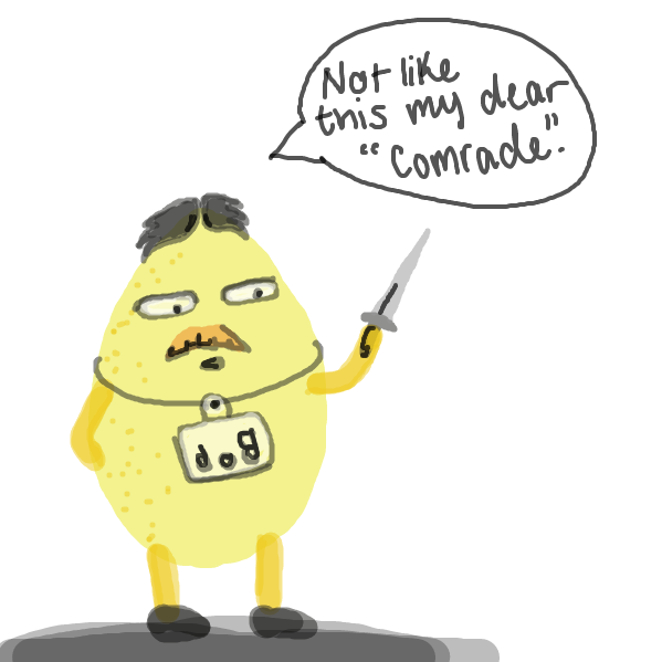 Mister Bob isn't going down without a fight! - Online Drawing Game Comic Strip Panel by missnapkindoodle