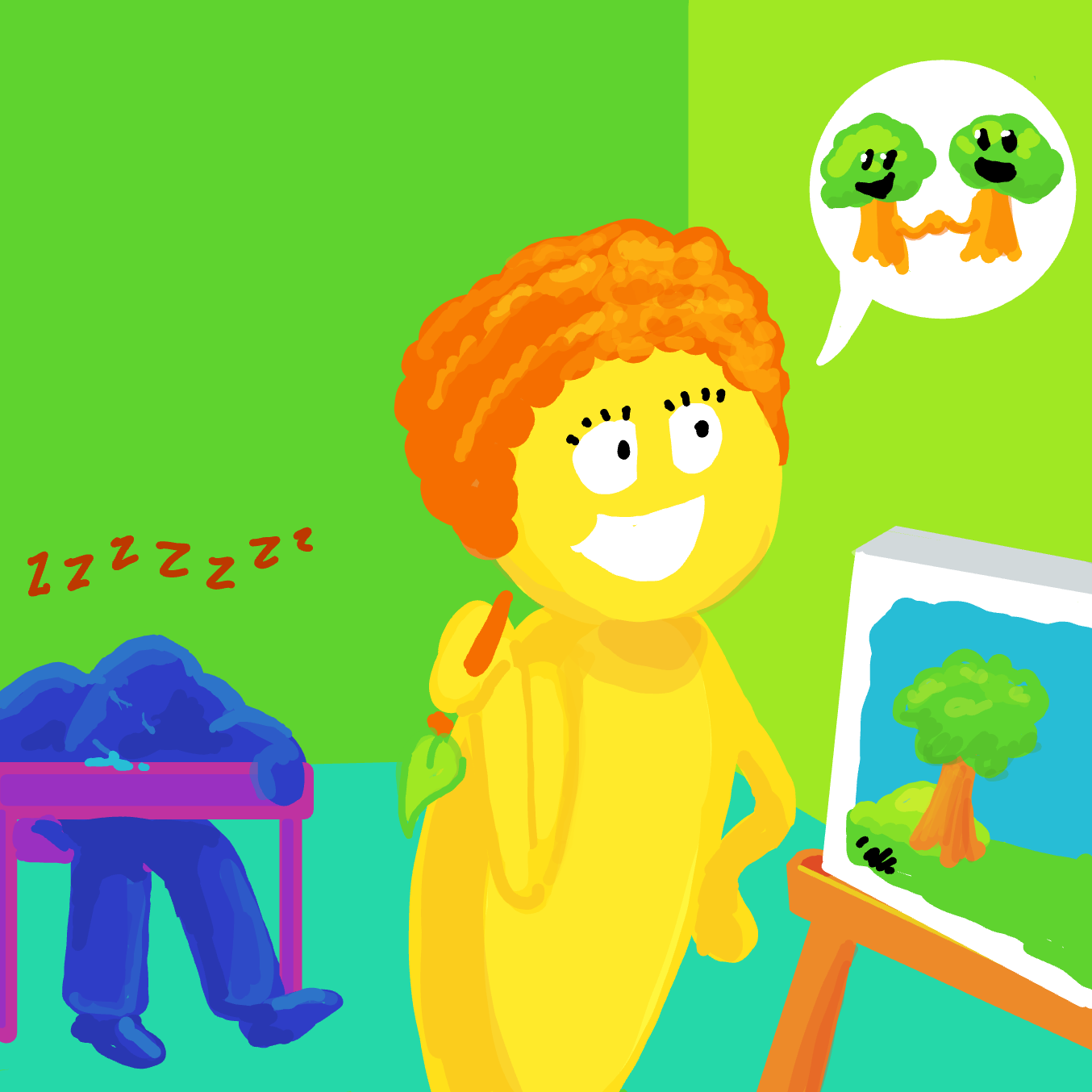 Drawing in Paint Teacher by Wizard Croissant