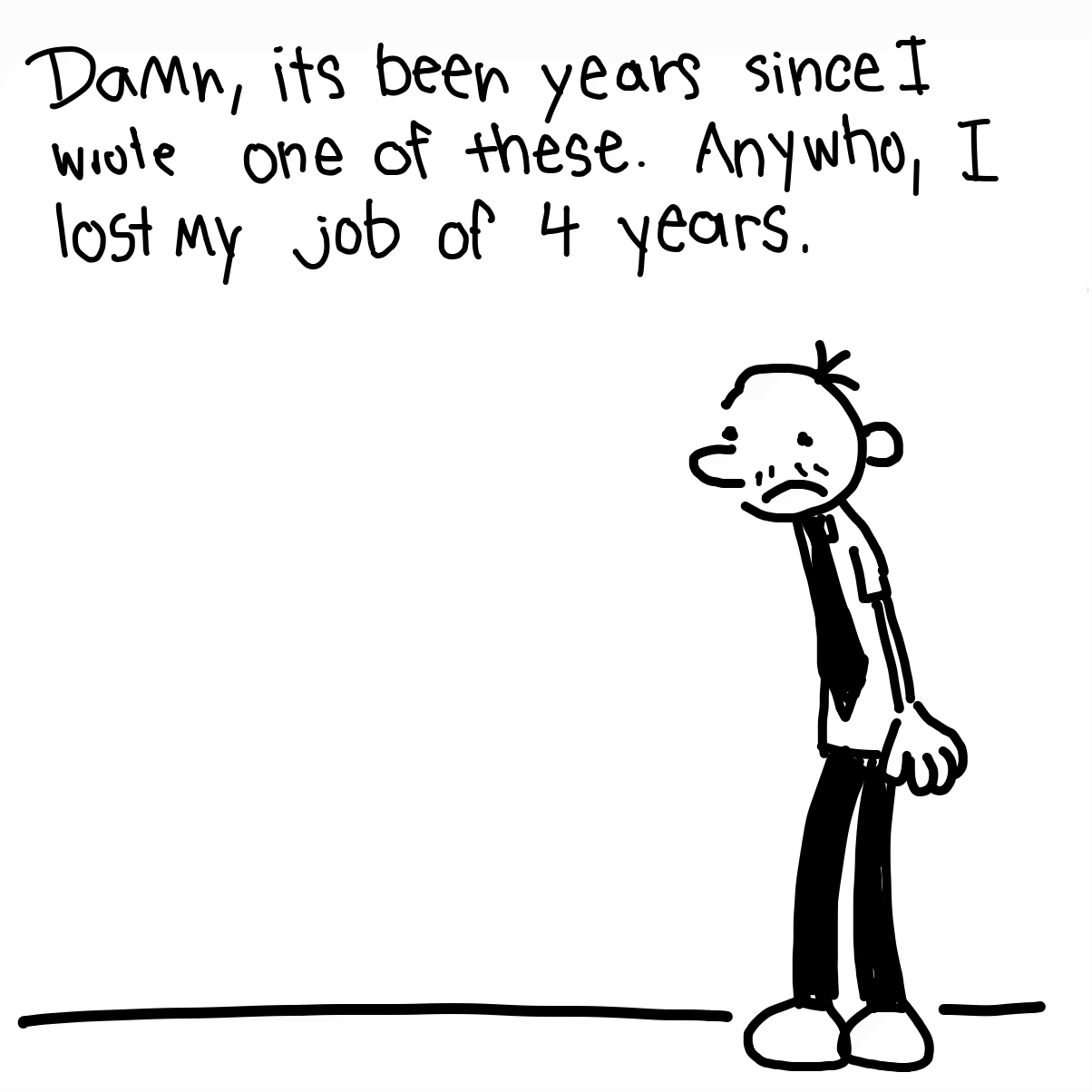 Drawing in Diary of a wimpy adult by B055man69