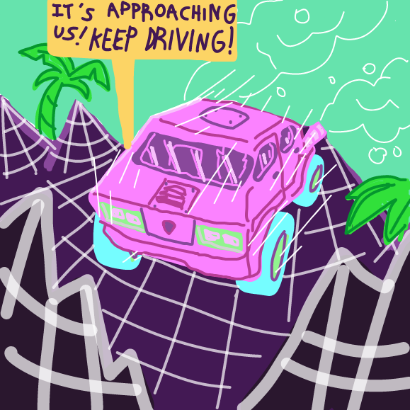 Drawing in Beware of the waves! by Painterjosh