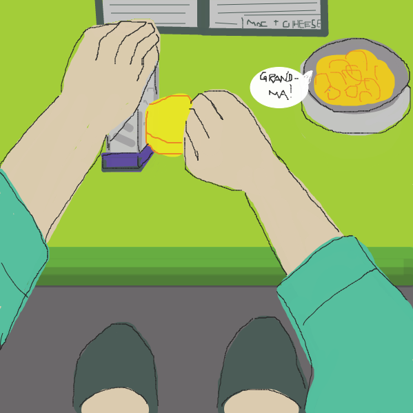 mac and cheese! - Online Drawing Game Comic Strip Panel by emmeanais 
