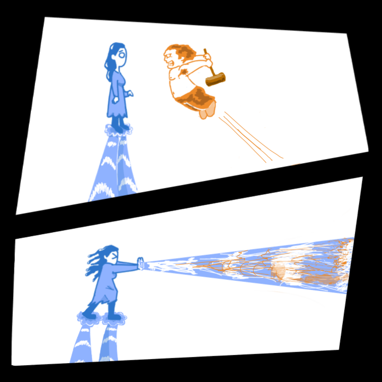  - Online Drawing Game Comic Strip Panel by montesquieu