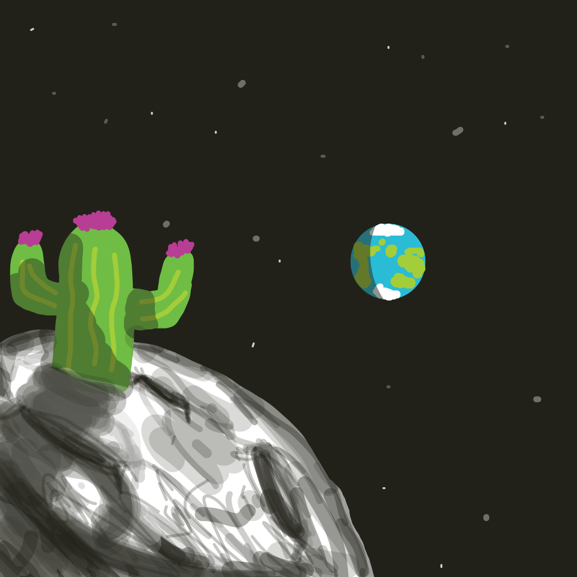 Drawing in Cactus adventure #1 by joshyouart