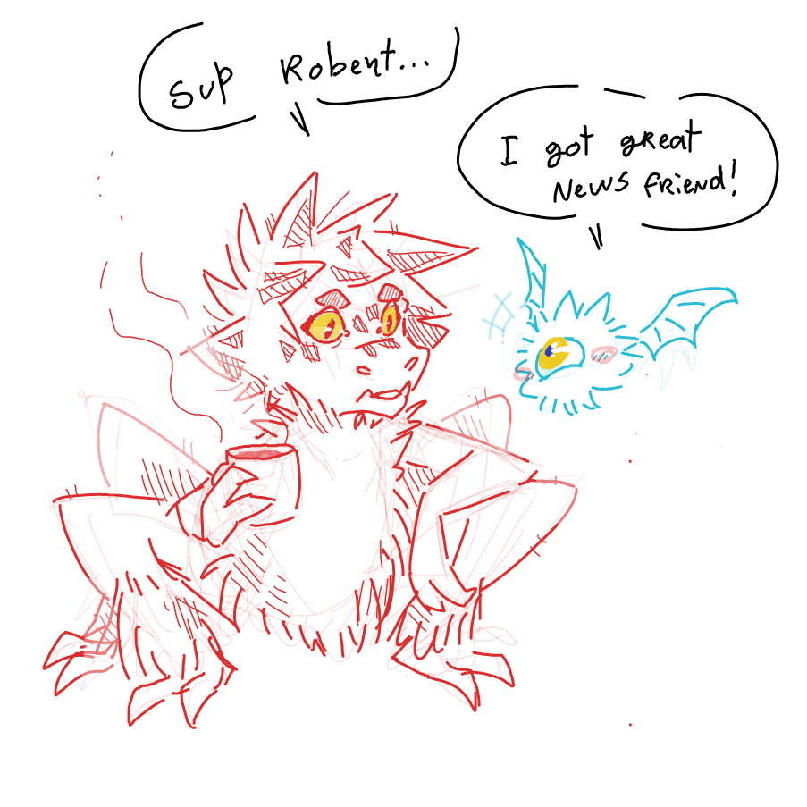 Drawing in Old PJ Persona by Trisaratops