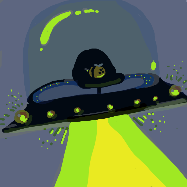 First panel in bee time drawn in our free online drawing game
