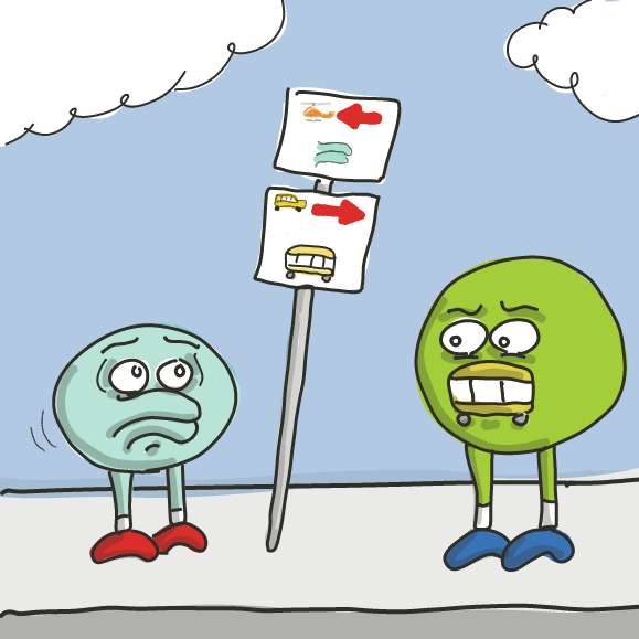 Teal Lips take the helicopter. - Online Drawing Game Comic Strip Panel by Wizard Croissant