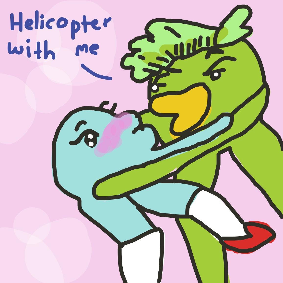 AYYYYYY - Online Drawing Game Comic Strip Panel by unfortunate fool