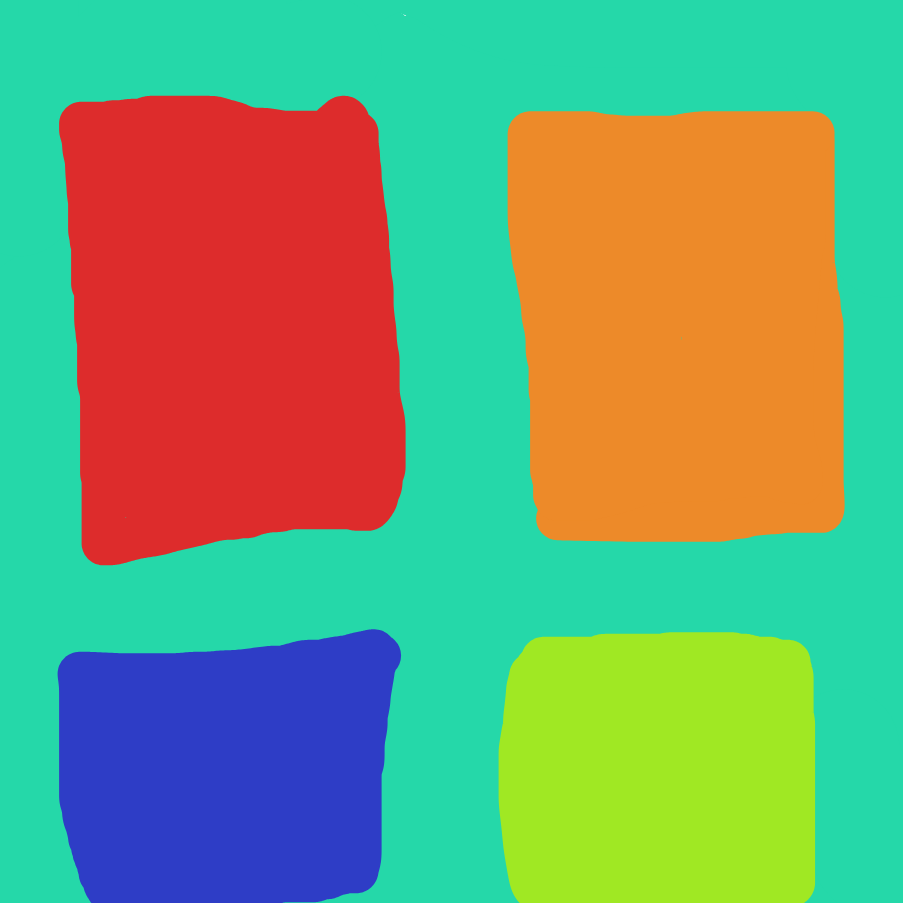 Drawing in Microsoft Logo by Audino_077