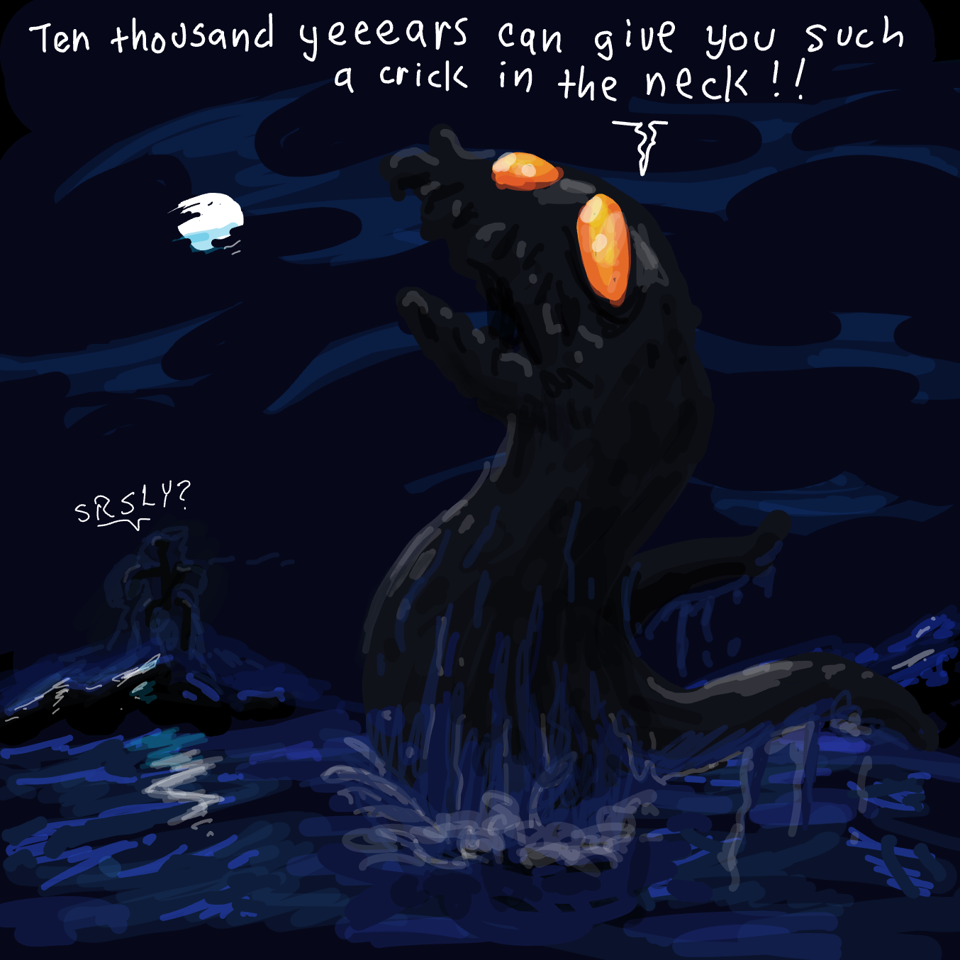Drawing in From The Deep by Wizard Croissant