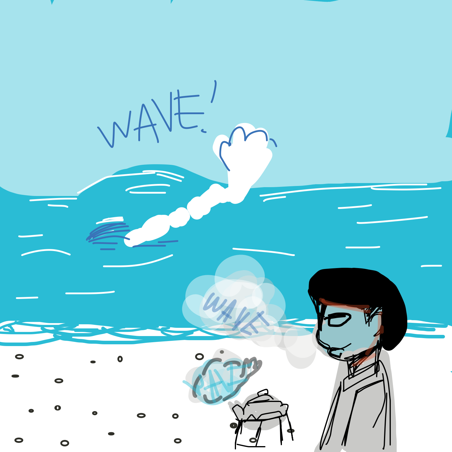  - Online Drawing Game Comic Strip Panel by Juleefish 