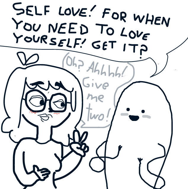 Drawing in Self Love  by Vytron