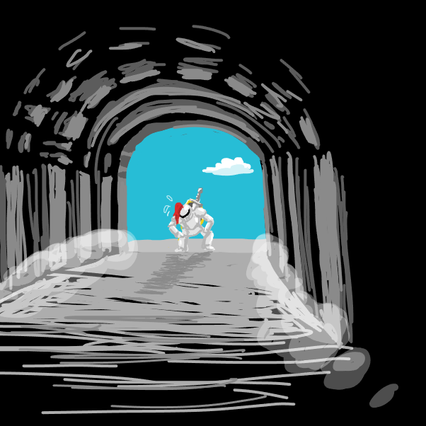 Drawing in Brave Knight by SeanTrunks