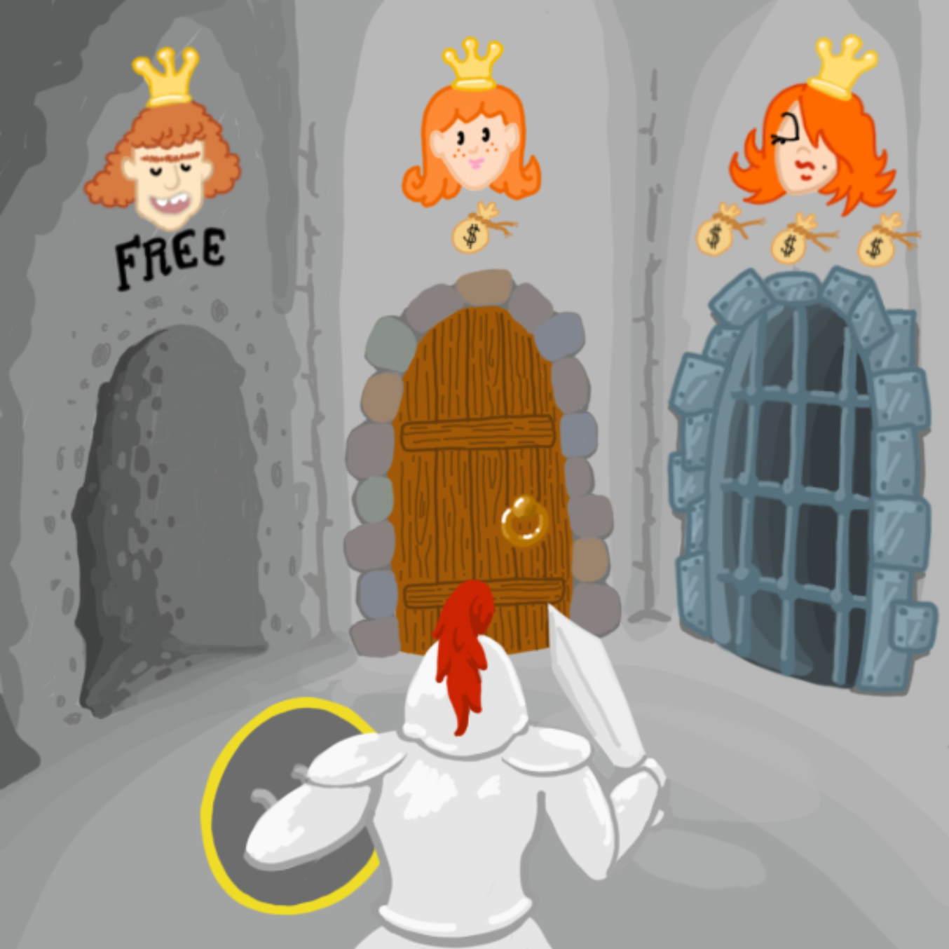 Drawing in Brave Knight by Wizard Croissant