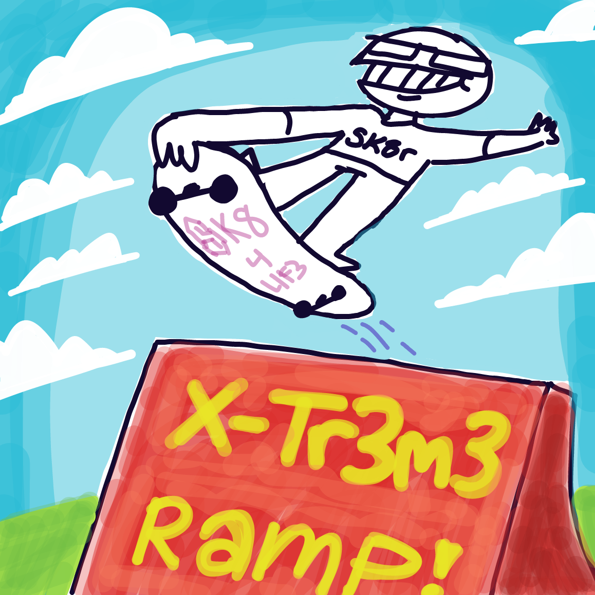 Drawing in Sk8r by Plutomics