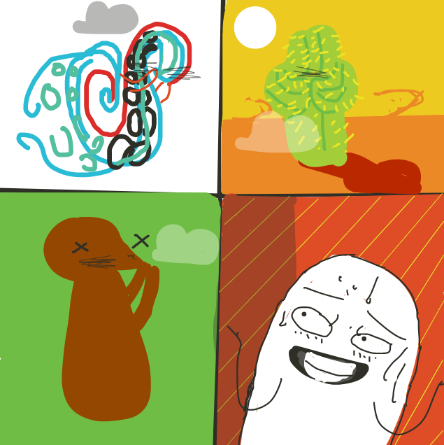 Drawing in xerophyte by Vytron