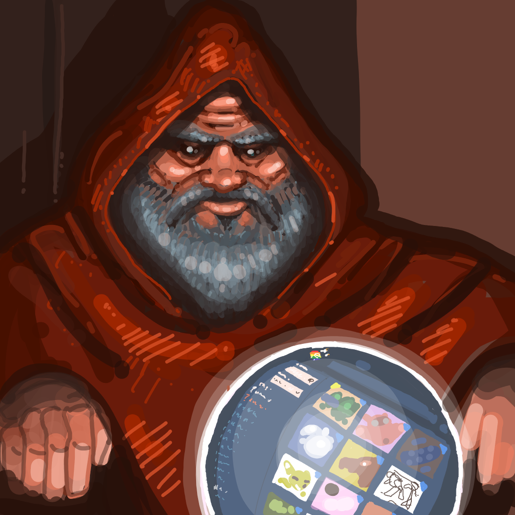 Drawing in the orb by Pax