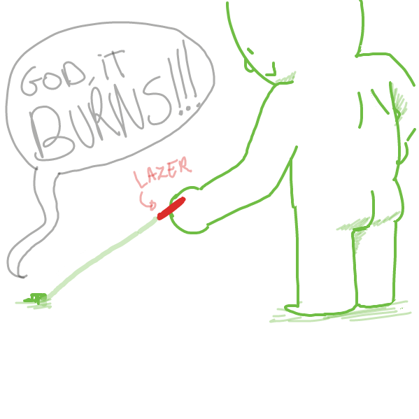 Drawing in Mystery Beam by bee