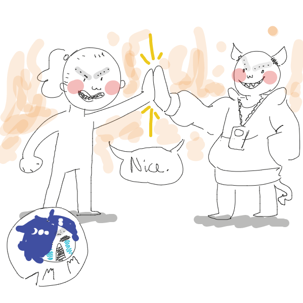 Drawing in Satans Son by bee