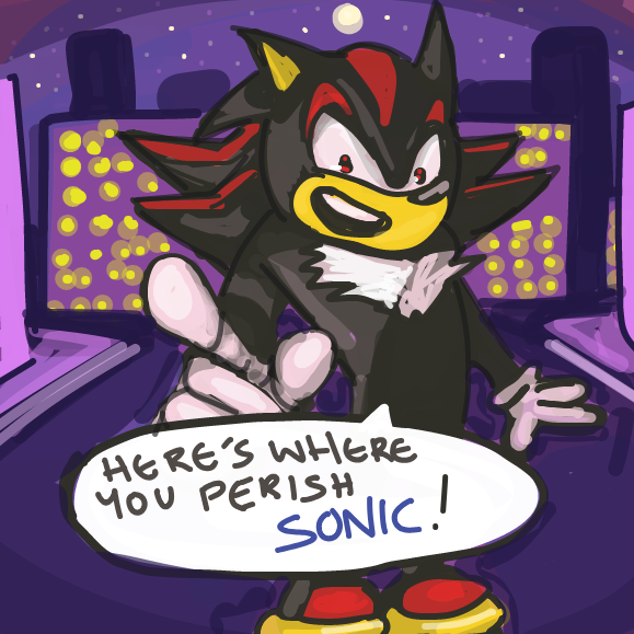 been watching too much sonic related stuff  - Online Drawing Game Comic Strip Panel by Mojomos