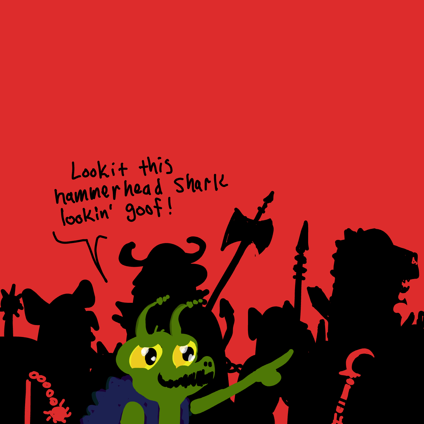 Drawing in Galuptalor: Destroyer of Worlds by Wizard Croissant