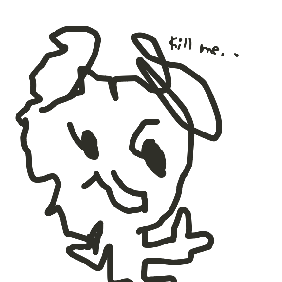 Drawing in Draw Tim with your nose  by LizardPie34