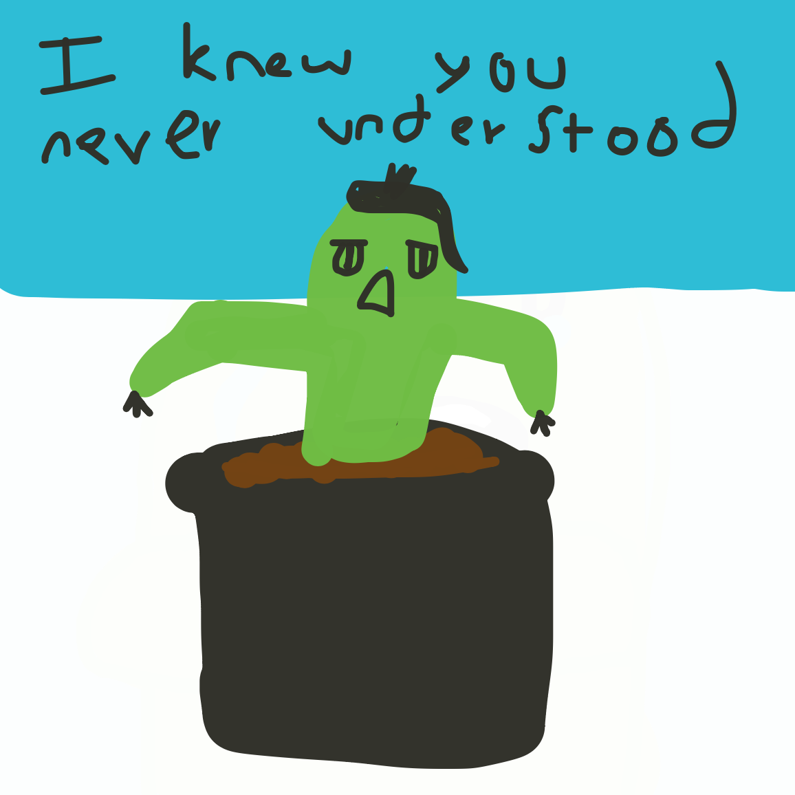 emo cactus
 - Online Drawing Game Comic Strip Panel by unfortunate fool