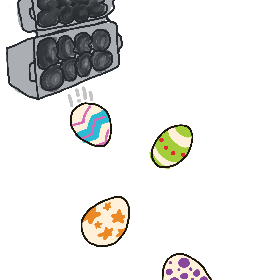 Drawing in Continue the eggs! by Plutomics